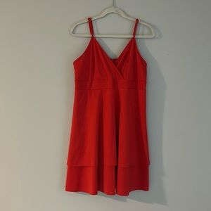 Red formal dress